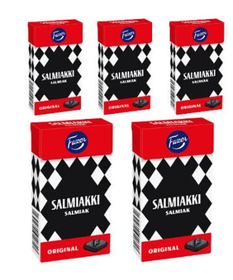 Fazer サルミアッキ SALMIAKKI 40g x 5箱 フィンランド産