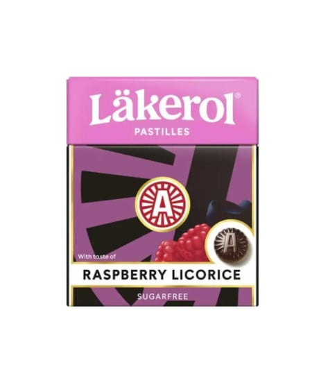 L_kerol ラズベリーリコリスキャンディ 4箱×25g セット