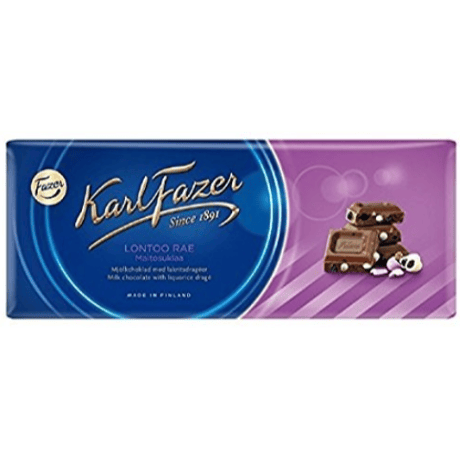 Karl Fazer ラクリッツ味 ミルクチョコレート 200g 1枚