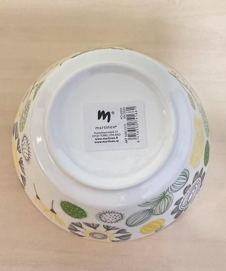 Martinex 植物柄のボウル 5.5cm