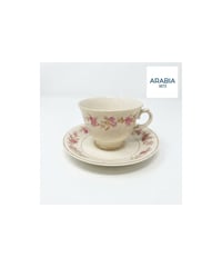 ARABIA ヴィンテージ ローズ柄 カップ＆ソーサー