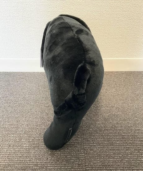 Finlayso エレファント クッション ブラック 33×36cm