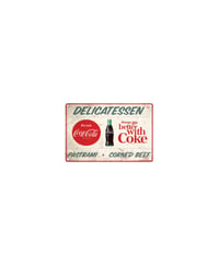 コカコーラ ブリキ看板 Coca-Cola レトロ アメリカン インテリア 壁飾り