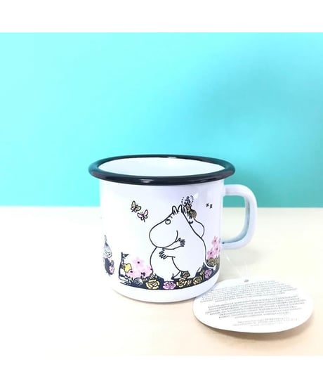 Muurla ムーミン 花畑 ホーローマグカップ 2.5dL (250mL)