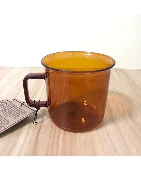 Muurla オレンジ ガラスマグカップ 3.5dL(350mL)