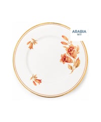 ARABIA アラビア ヴィンテージ スーププレート 深皿 花柄 金彩 約7cm SUOMI FINLANDIA フィンランド