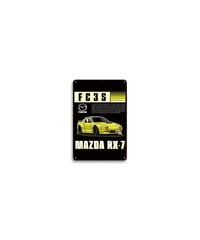 マツダ RX-7 FC3S ブリキ看板 車 JDM レトロ ガレージ インテリア