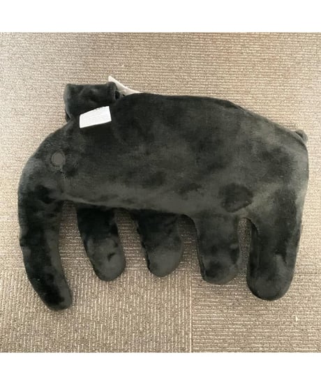 Finlayso エレファント クッション ブラック 33×36cm
