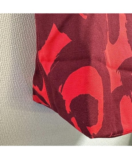 激レア Marimekko トートバック レッド 43×30cm