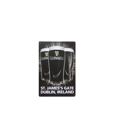 ギネス ビール ブリキ看板 GUINNESS アイルランド ダブリン レトロ