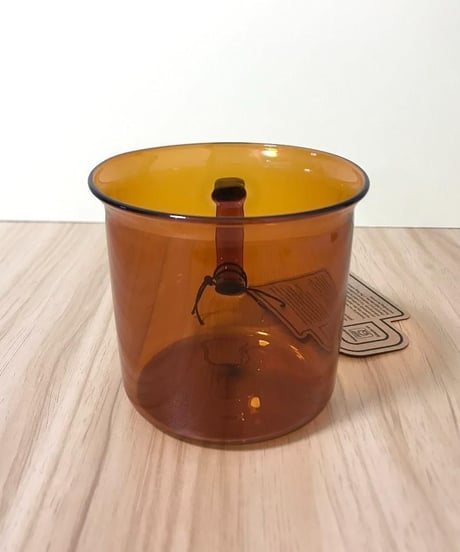 Muurla オレンジ ガラスマグカップ 3.5dL(350mL)