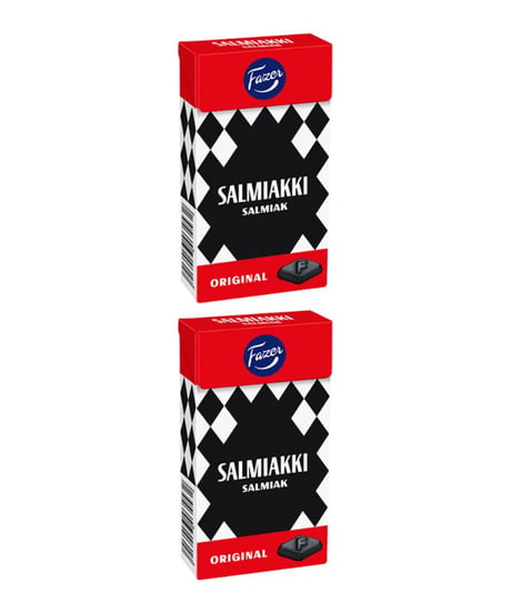 Fazer サルミアッキ SALMIAKKI 40g x 2箱 フィンランド産
