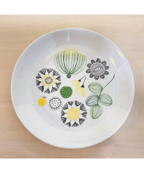 Martinex 植物柄 お皿 17cm
