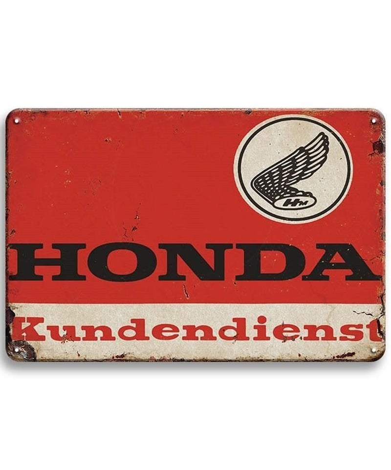 ブリキ看板 HONDA ホンダ レトロ サイン プレート ガレージ インテリア