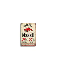 ブリキ看板 Mobil Oil モービルオイル ガーゴイル レトロ アメリカン 壁飾り
