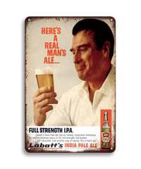 ブリキ看板 Labatt IPA ビール ポスター レトロ アンティーク 壁飾り インテリア カナダ広告 縦30×横20cm