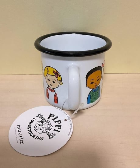 Muurla 長くつ下のピッピ ホーローマグカップ 2.5dL(250mL)