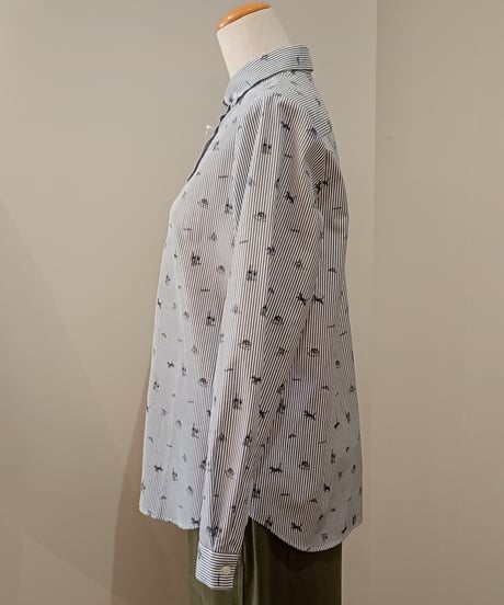 Parkes／丸衿ボタンダウンシャツ
