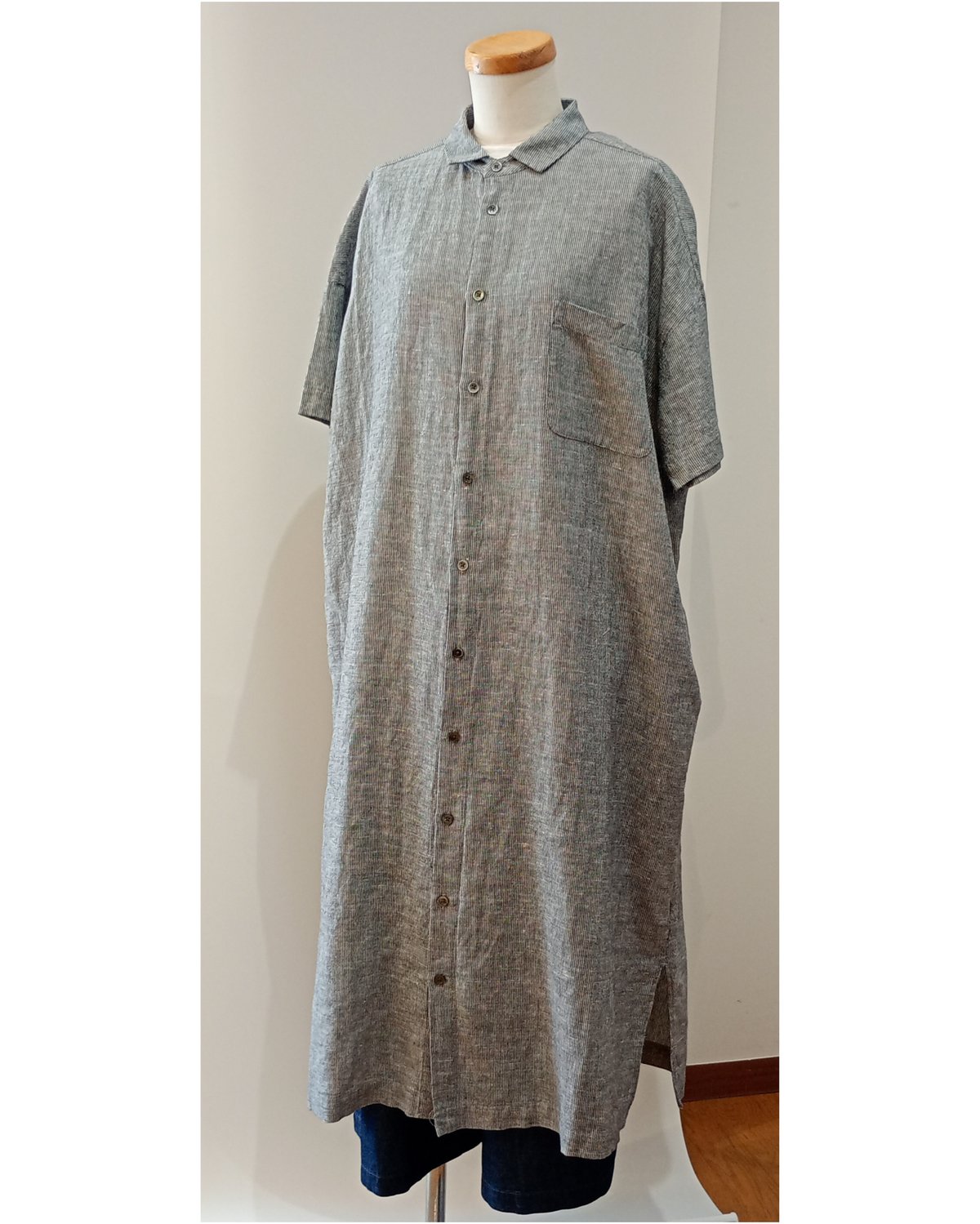 HEAVENLY　ロングシャツワンピース　リネン　羽織り　長袖 楽天市場】【SALE 20%OFF】 HEAVENLY ヘブンリー リネン バンド