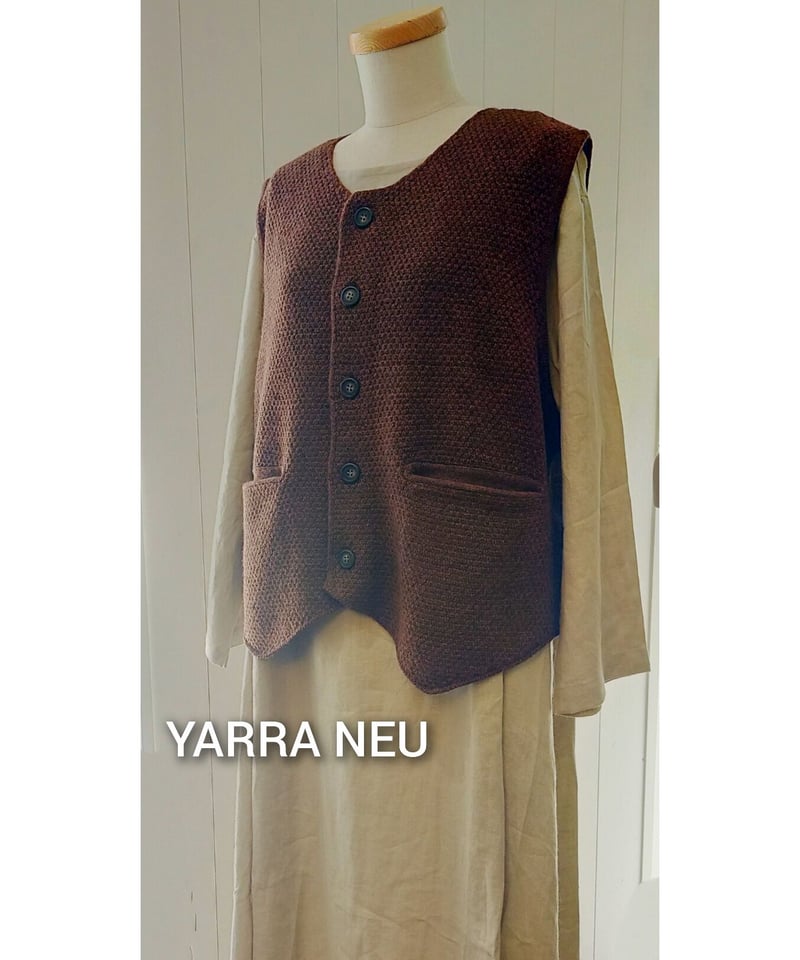 YARRA NEU/ヤクカシミヤ混ニットベスト | mon favori|モン YARRA NEU/ヤクカシミヤ混ニットベスト | mon favori|モン