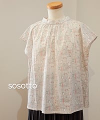 sosotto／LIBERTYタナローンスタンドカラーフレンチBL
