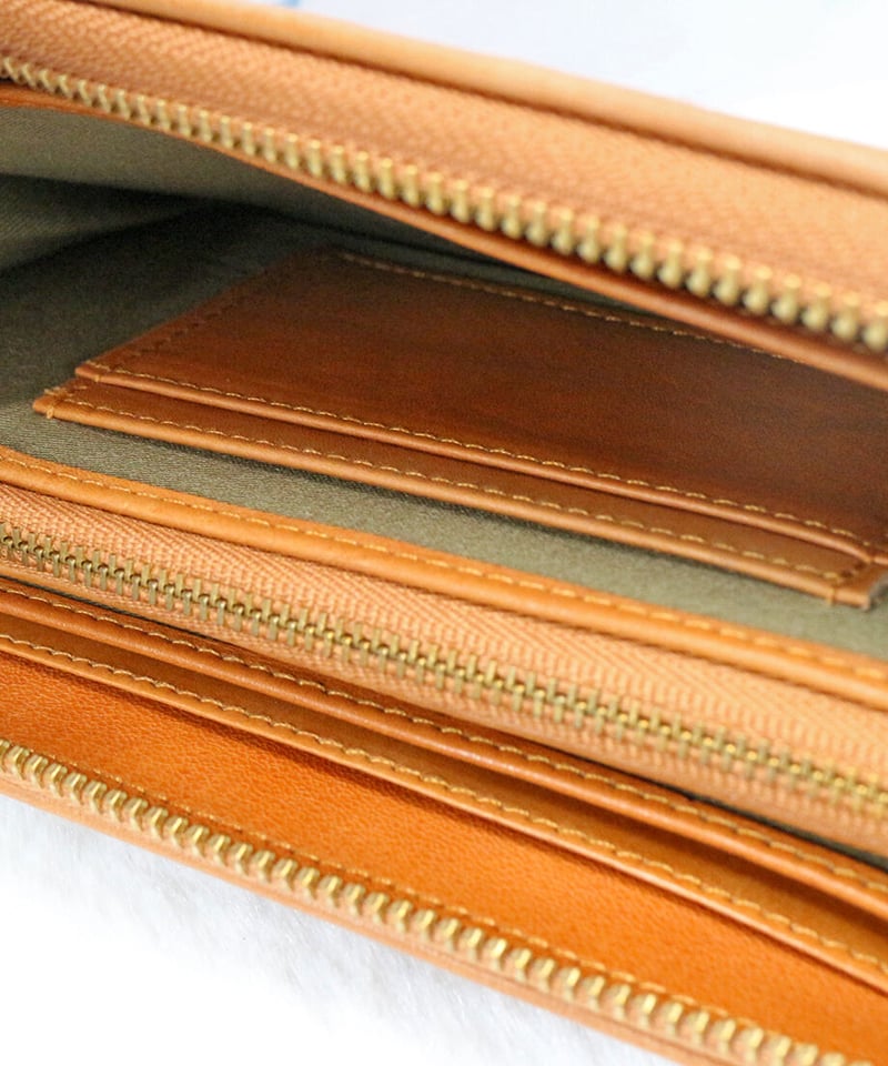 zucchero filato/カウレザーメッシュ ラウンド長財布 | mon zucchero filato/カウレザーメッシュ ラウンド長財布 | mon