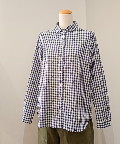 Parkes／丸衿ボタンダウンシャツ