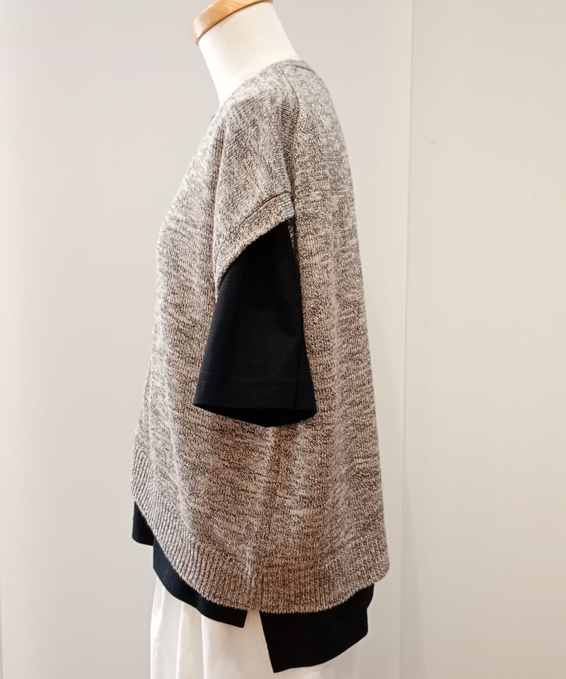 doux bleu MIX YARN ニットベスト doux bleu／MIX YARN ニットベスト | mon favori｜モンファヴォリ