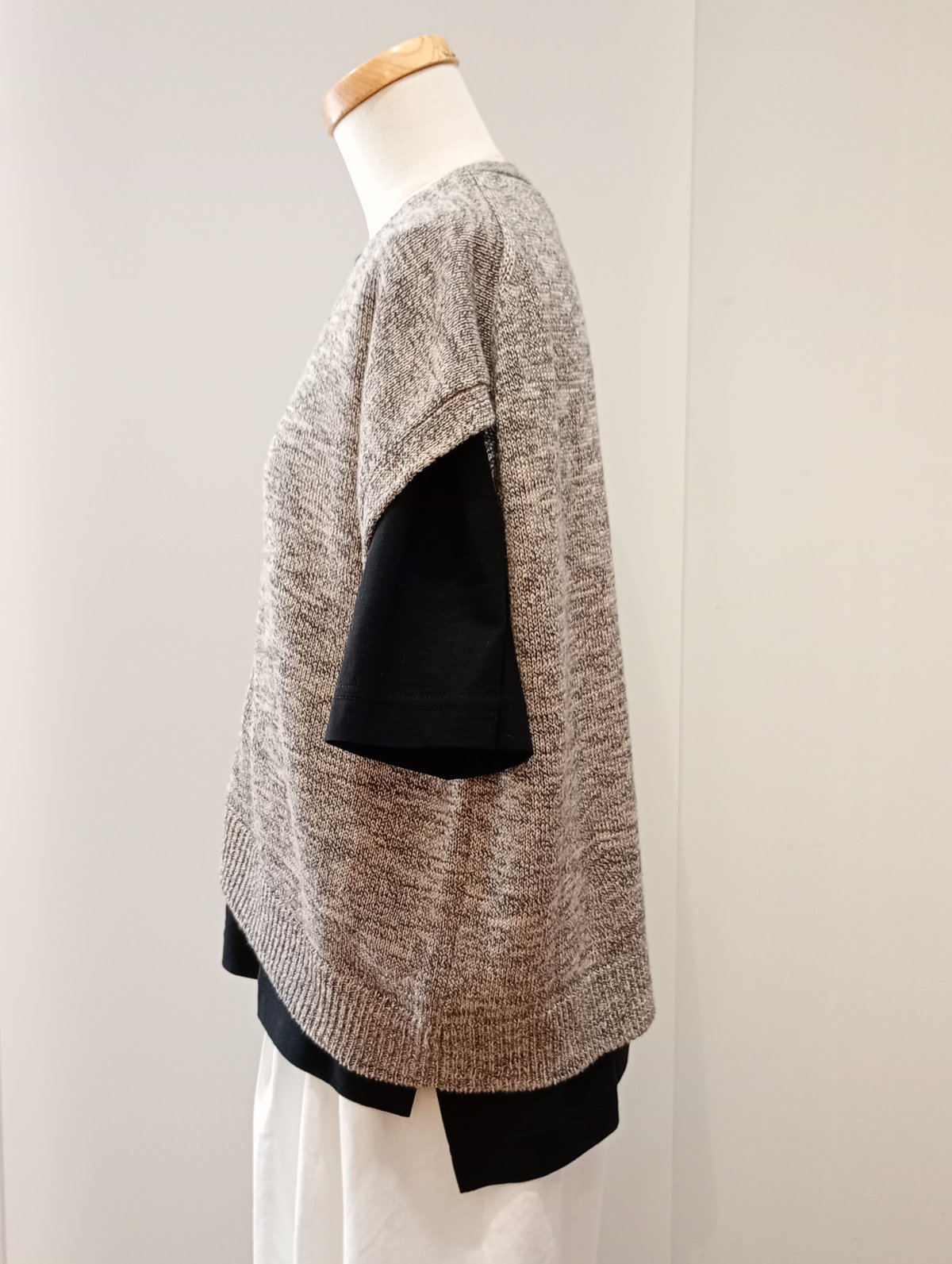 doux bleu MIX YARN ニットベスト doux bleu／MIX YARN ニットベスト | mon favori｜モンファヴォリ