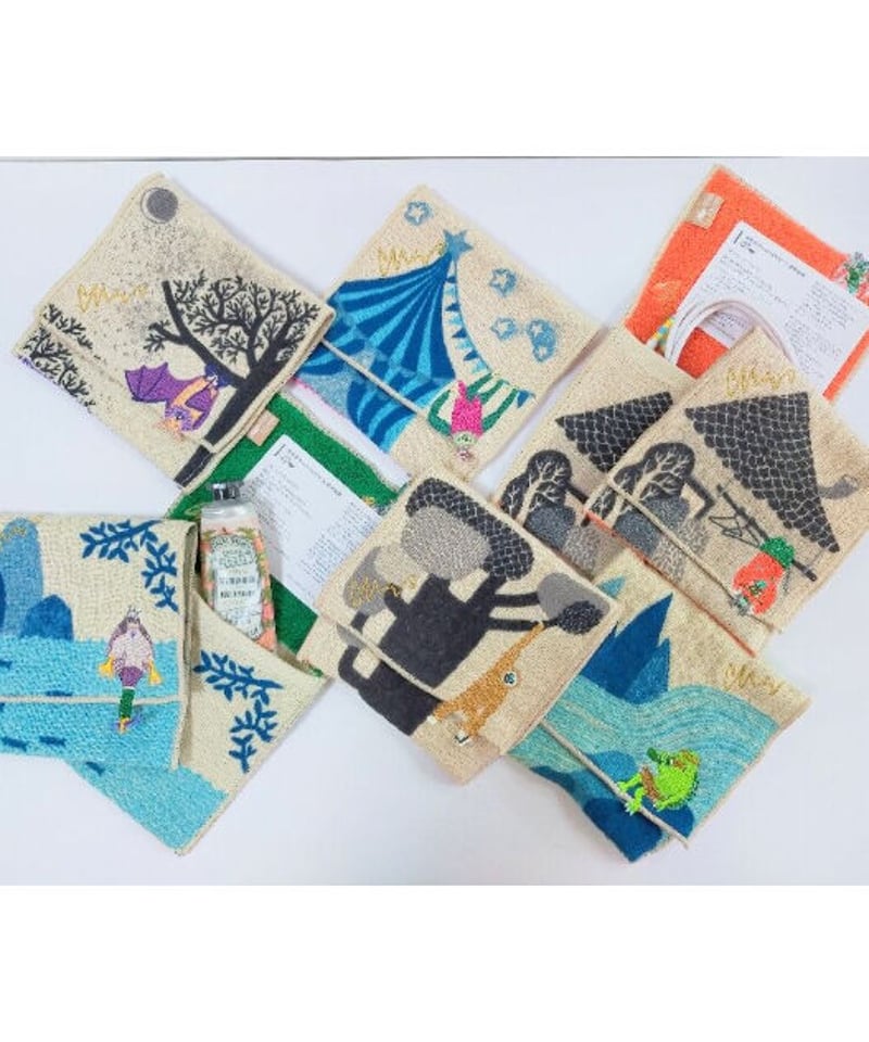 moritaMiW ポーチハンカチ (ガーゼ・パイル) | mon favori｜モンファヴォリ