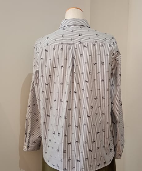 Parkes／丸衿ボタンダウンシャツ