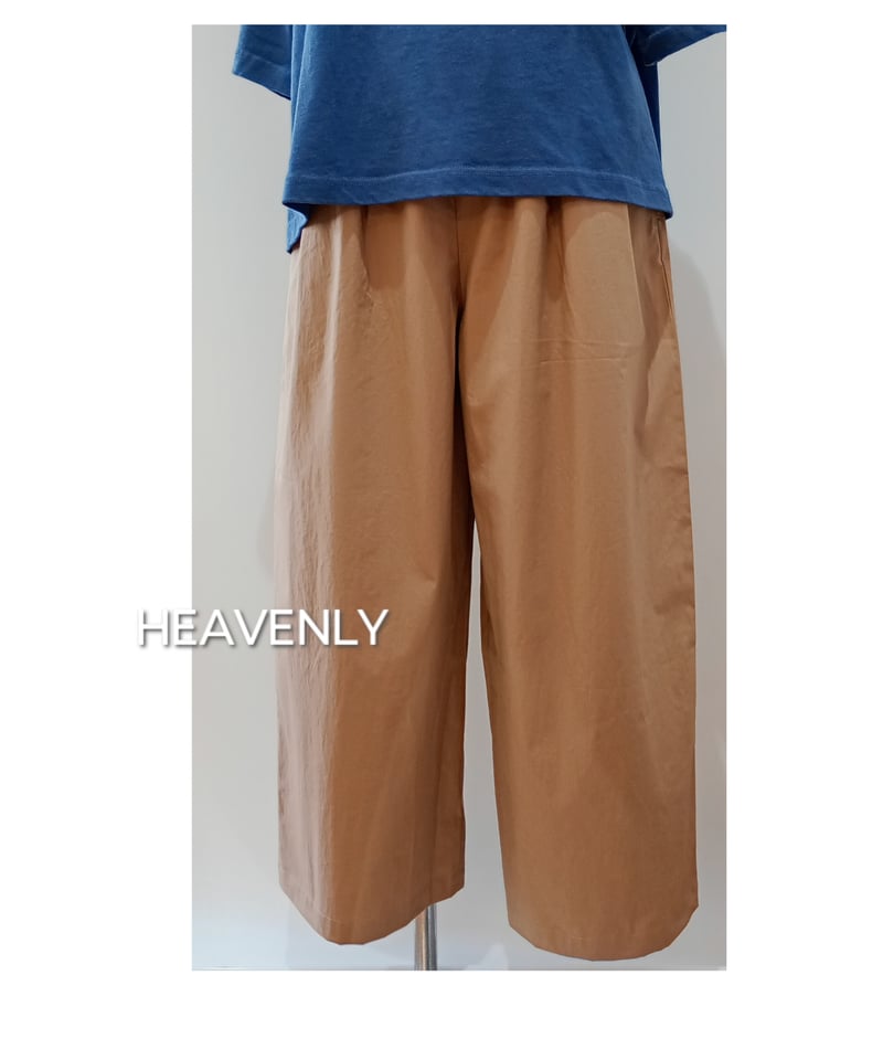 nui mond / MOND　ワイドパンツ HEAVENLY／ホース クロス ストレート ワイド パンツ | mon
