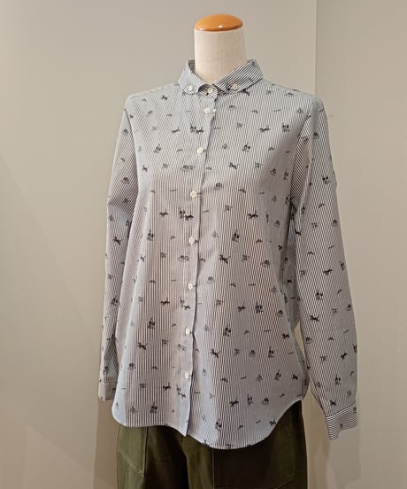 Parkes／丸衿ボタンダウンシャツ