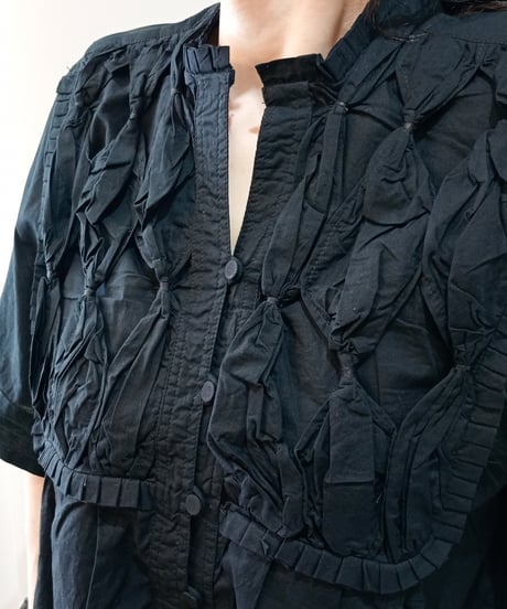 doux bleu／RIBBON TIE ブラウス