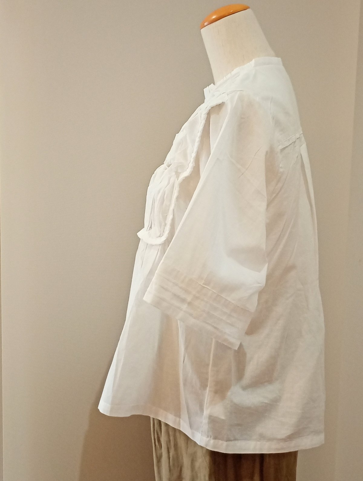 doux bleu／RIBBON TIE ブラウス | mon favori｜モンファヴォリ