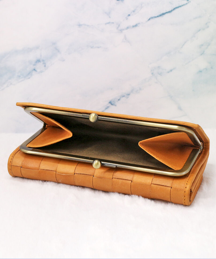 bird　fes長財布 fes／ カウレザーメッシュがま口長財布 | mon favori｜モンファヴォリ