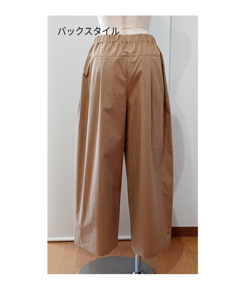 モードなパンツ♡ S-LLサイズ》ストレッチベイカーワイドパンツ【洗濯機洗い可