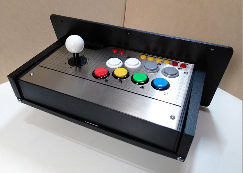 スクウェア　エアガイツ　アーケード版コンパネステッカー 新品】exA-Arcadia ゼンカイバトル筐体仕様 1Pコンパネ +JVS CVT