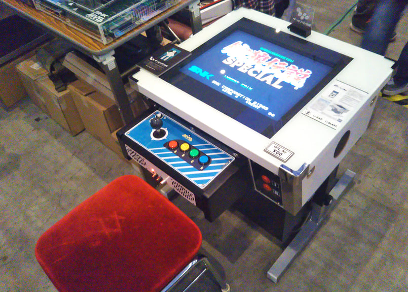 テーブル筐体風ガラステーブル （スチール脚付属） | Gaming-KAGU Store