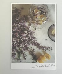 季節の葉書 藤と檸檬