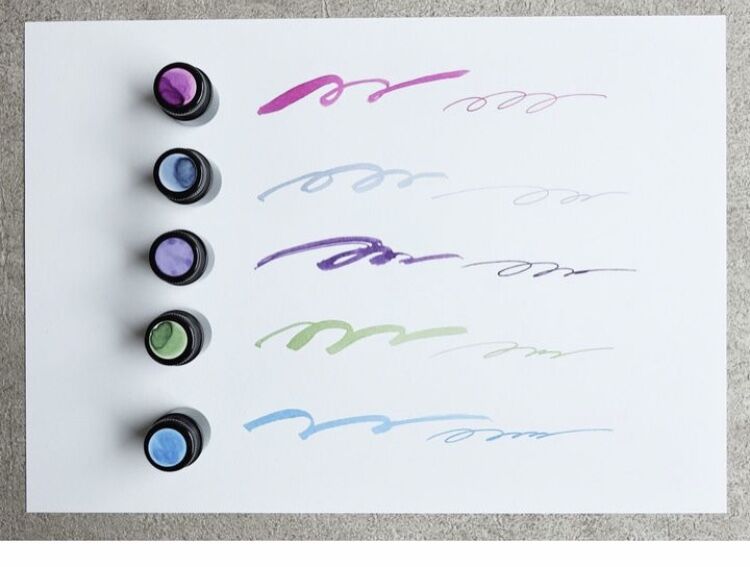 草木花ミニインクセット(+季節の葉書2種) | 季節のかけら