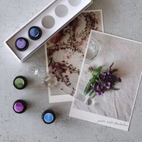 草木花ミニインクセット(+季節の葉書2種) | 季節のかけら