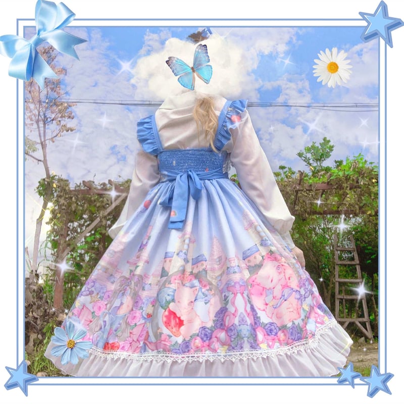 パステル猫姫のフリルロリータワンピース | Fancy ☆World