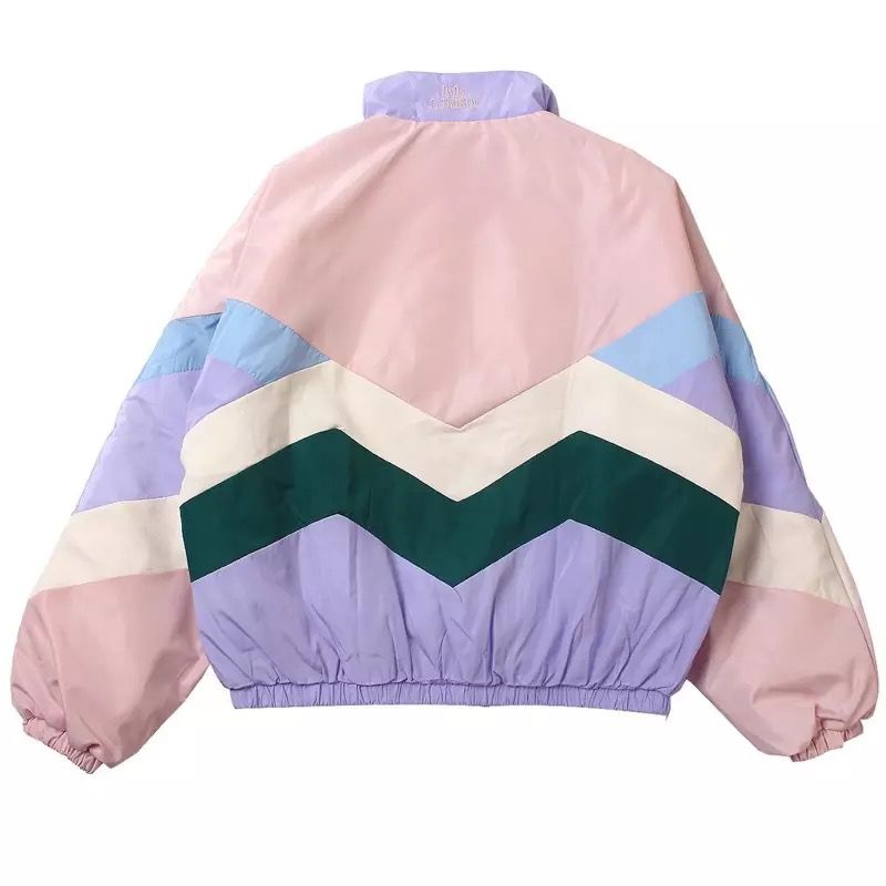 milklim スタジャン アウター 古着 パステル ゆめかわ ファンシー パステルカラーのスカジャン風ジャケット | Fancy ☆World
