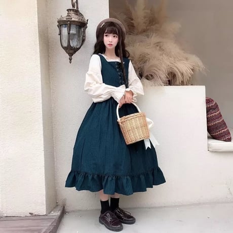 apolina2022AW エプロンワンピース apolina2022AW エプロンワンピース apolina2022AW エプロン
