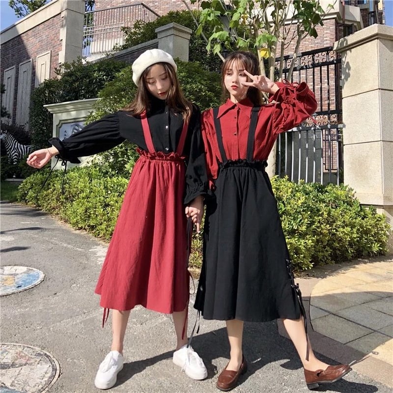 RNA 赤と黒のチェック シャツワンピース RNA 「RNA」 チェック柄