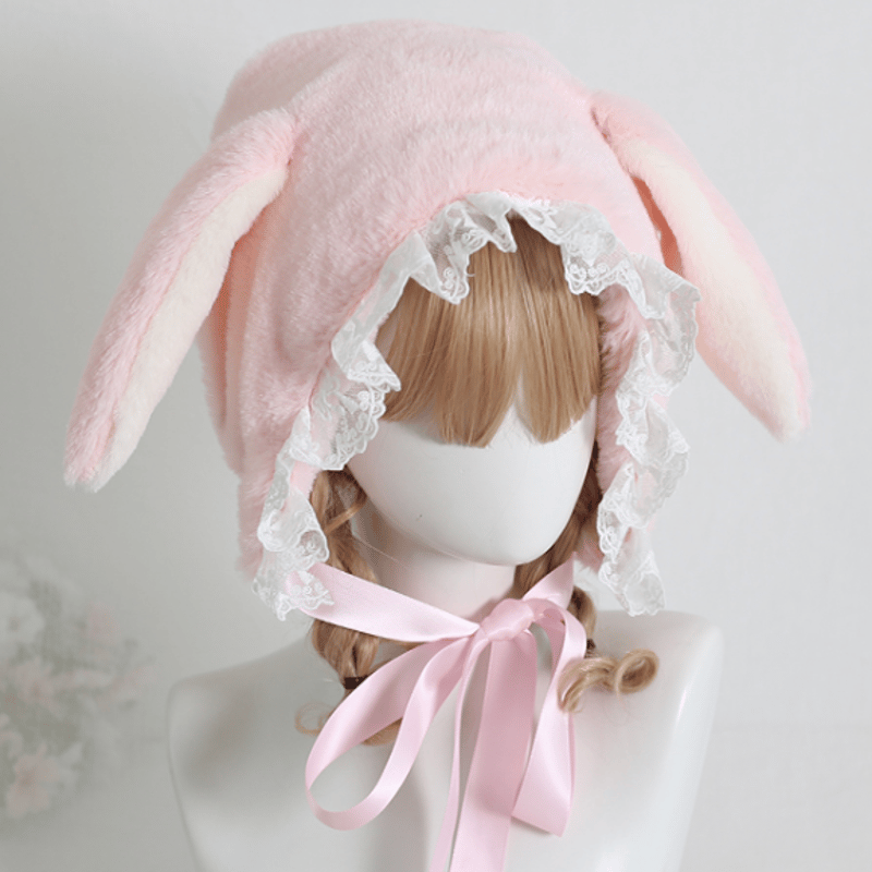 たれ耳うさぎのふわふわ帽子 | Fancy ☆World