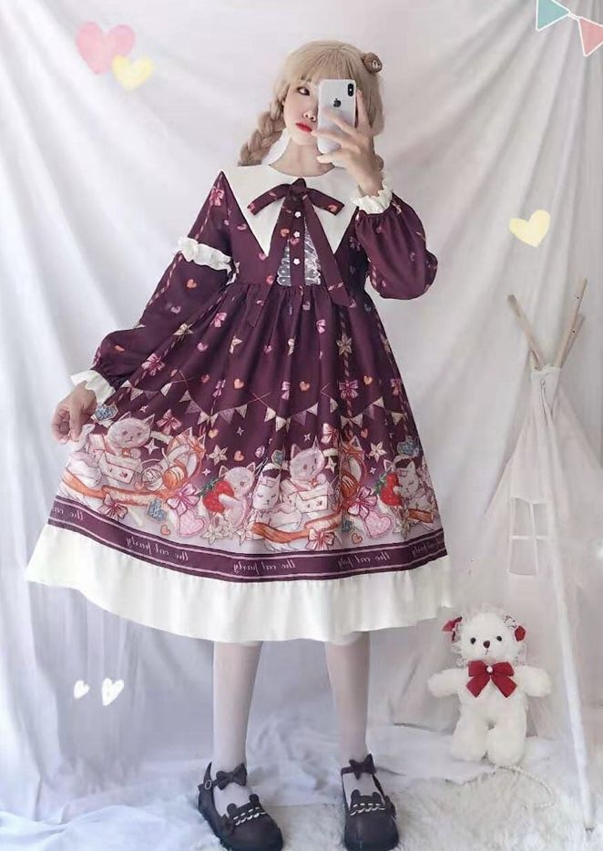 猫のパーティリボンワンピース | Fancy ☆World