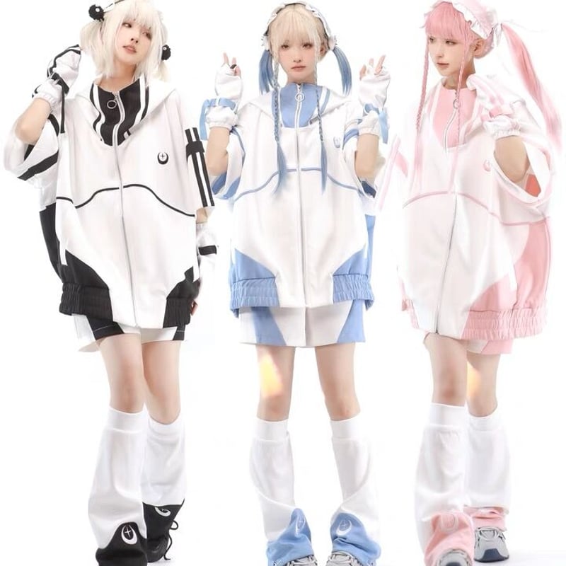 サブカル女子のビッグシルエットジャージパーカー | Fancy ☆World