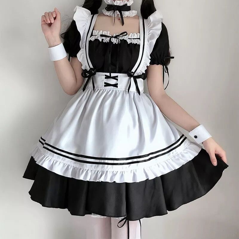 ひげと猫猫使節団メイド服、黒Mリボンタイミディアム丈クラシカルワンピース 楽天市場】【最短即日出荷】シンプル全円黒猫ワンピース|Favorite